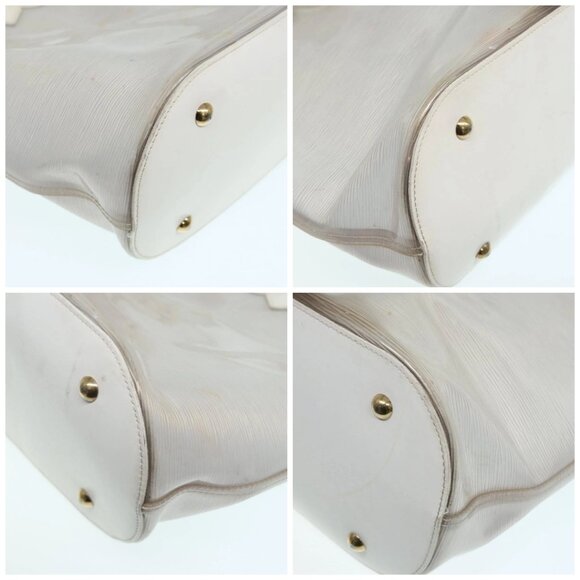 LOUIS VUITTON Epi Plage Lagoon Bay Tote Bag White Clear - Picture 16 of 16